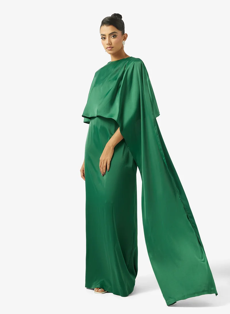 Round Neck Maxi Dress